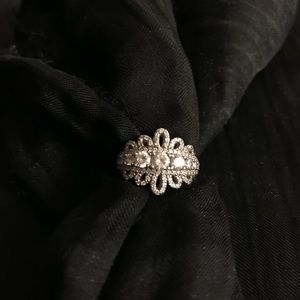Sterling Silver Crystal Ring